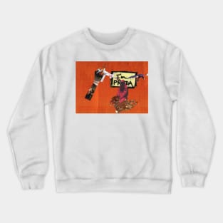 Colonization is a hoax within a hoax within a hoax Crewneck Sweatshirt